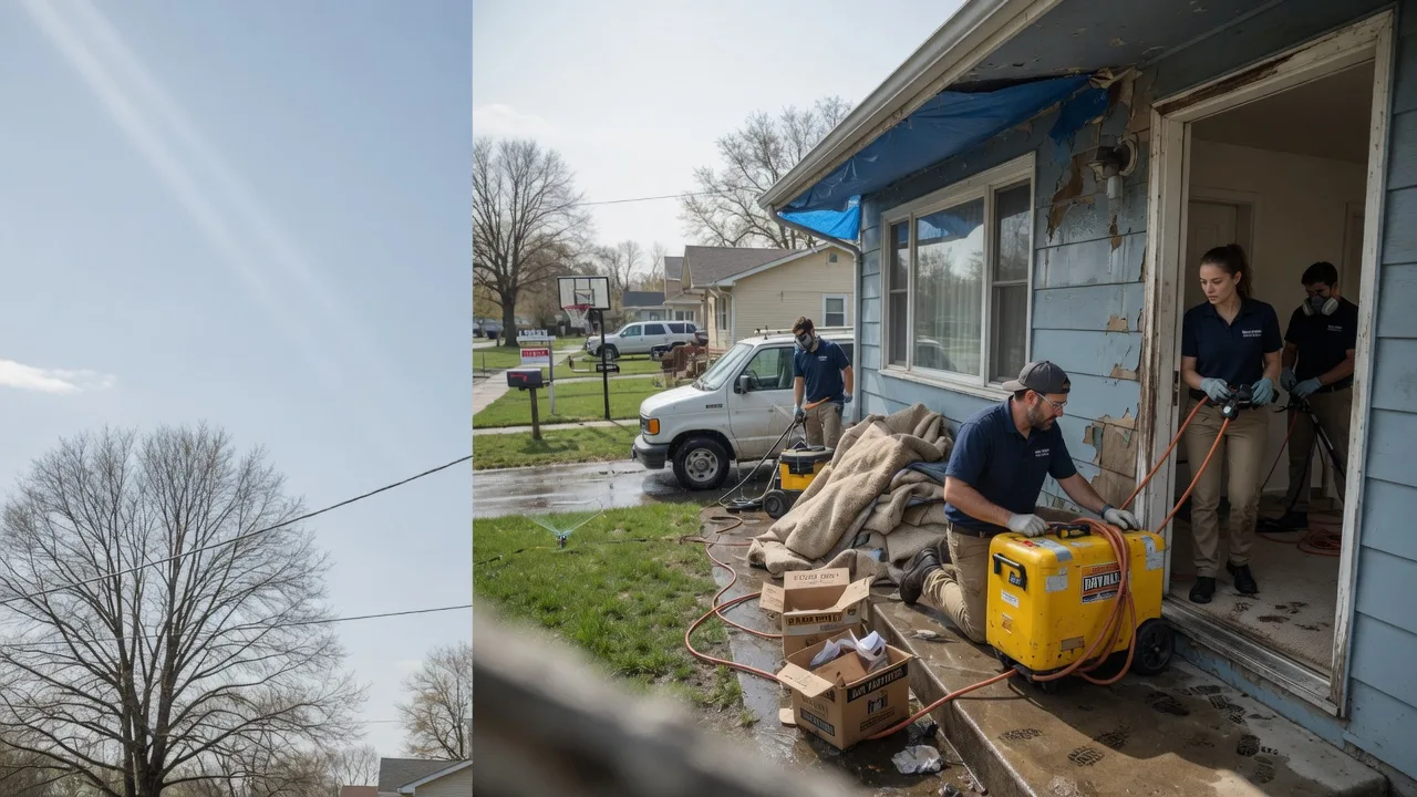 Basement Flood Cleanup in Secor, IL near me